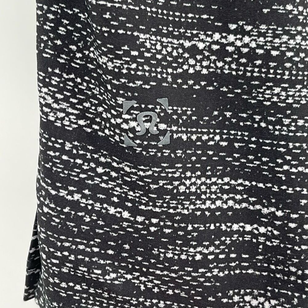 Lululemon T.H.E. Short Nulux Liner 7" All Court Texture White‎ Black Men Large - Picture 5 of 12